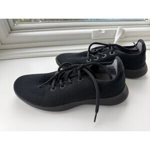 Allbirds Tree Runners Women’s US 9 Black TRW9 Wool-Lined Lightweight Sneakers